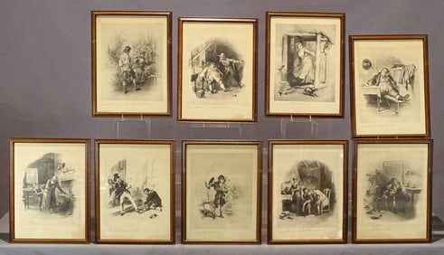 Framed Dickens Illustrations