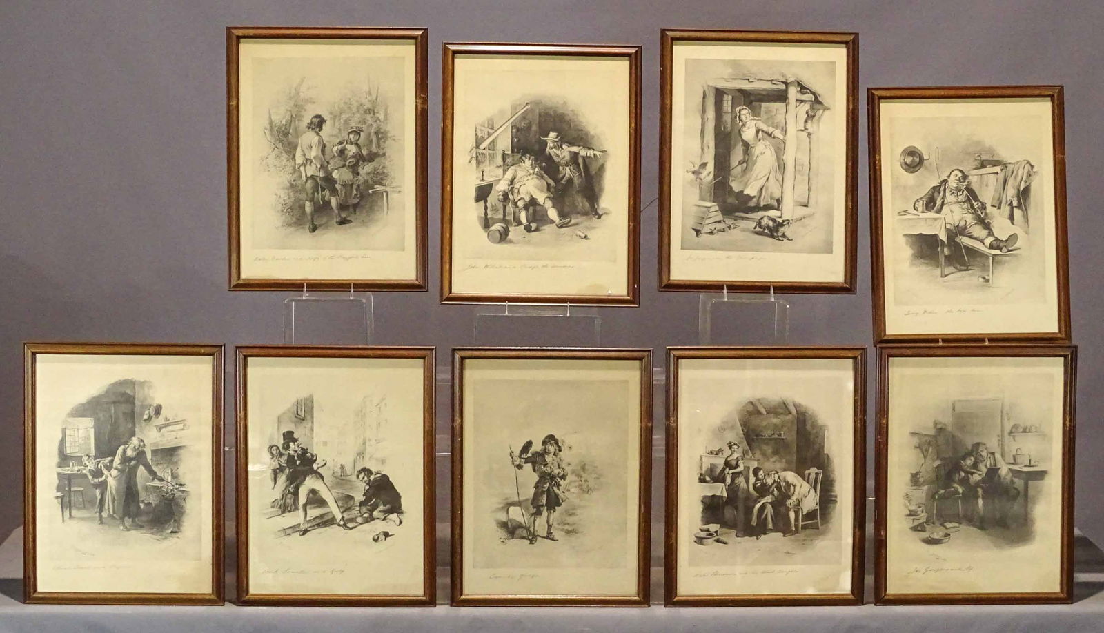 Framed Dickens Illustrations (1 of 11)
