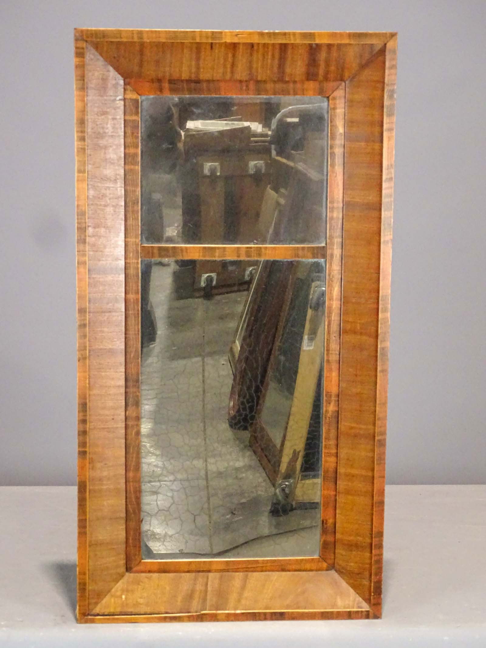 19th c. Split Panel Mirror (1 of 5)