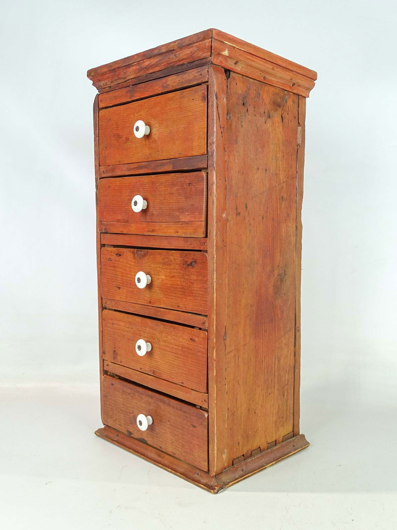19th c. Table Top Chest (1 of 8)