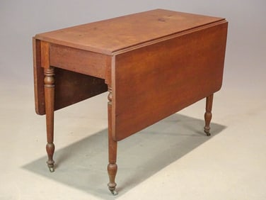 19th c. Cherry Dropleaf Table