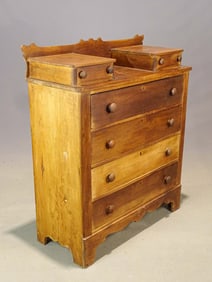 19th c. Cottage Pine Chest