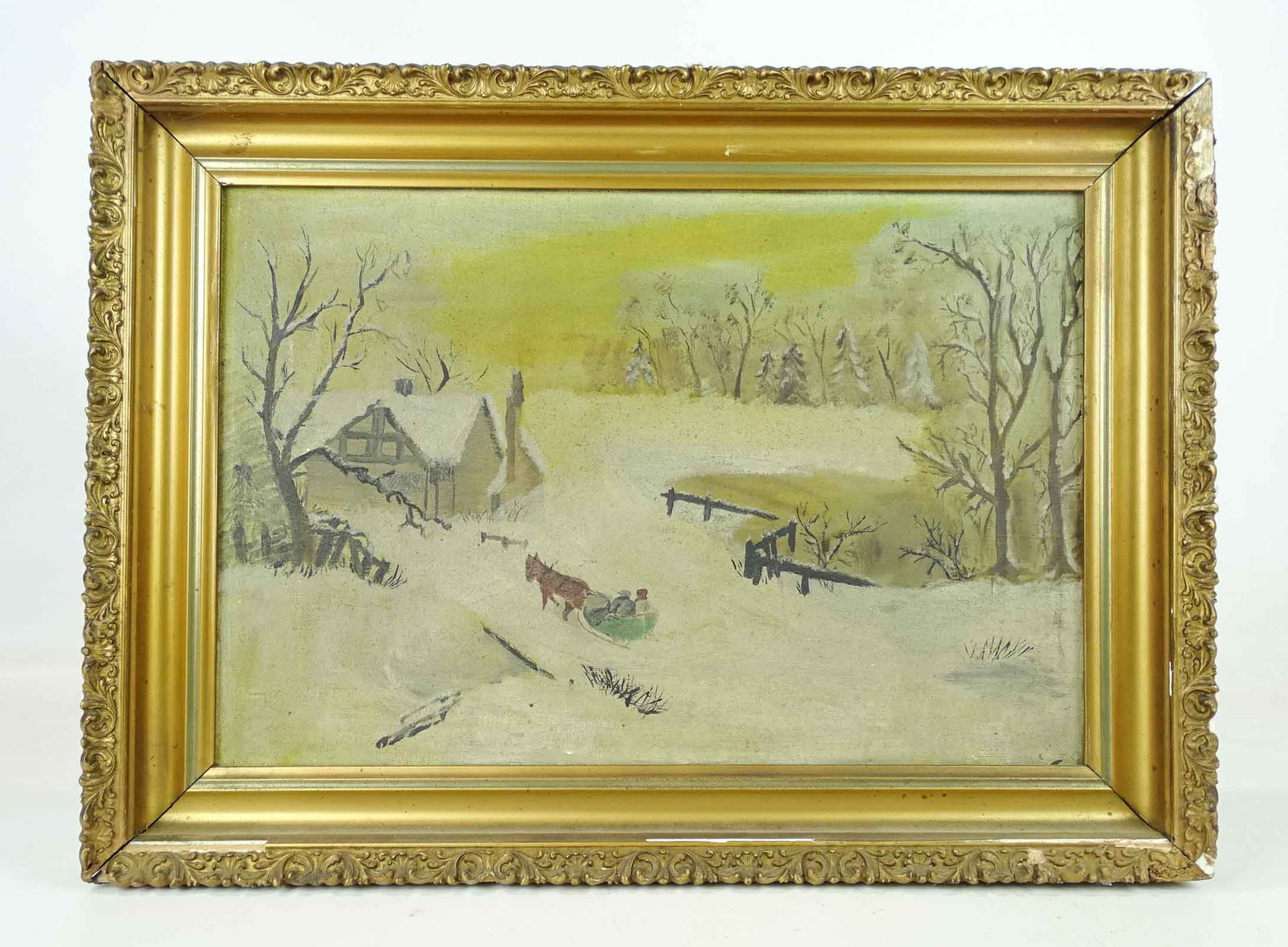 Painting: Winter Landscape (1 of 8)