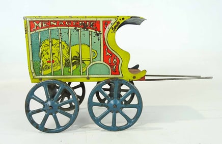 Tin Litho Circus Wagon