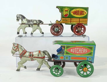 Tin Litho Wagons