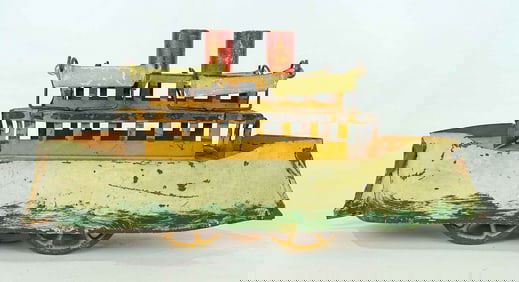Schible Spanish American Toy Boat