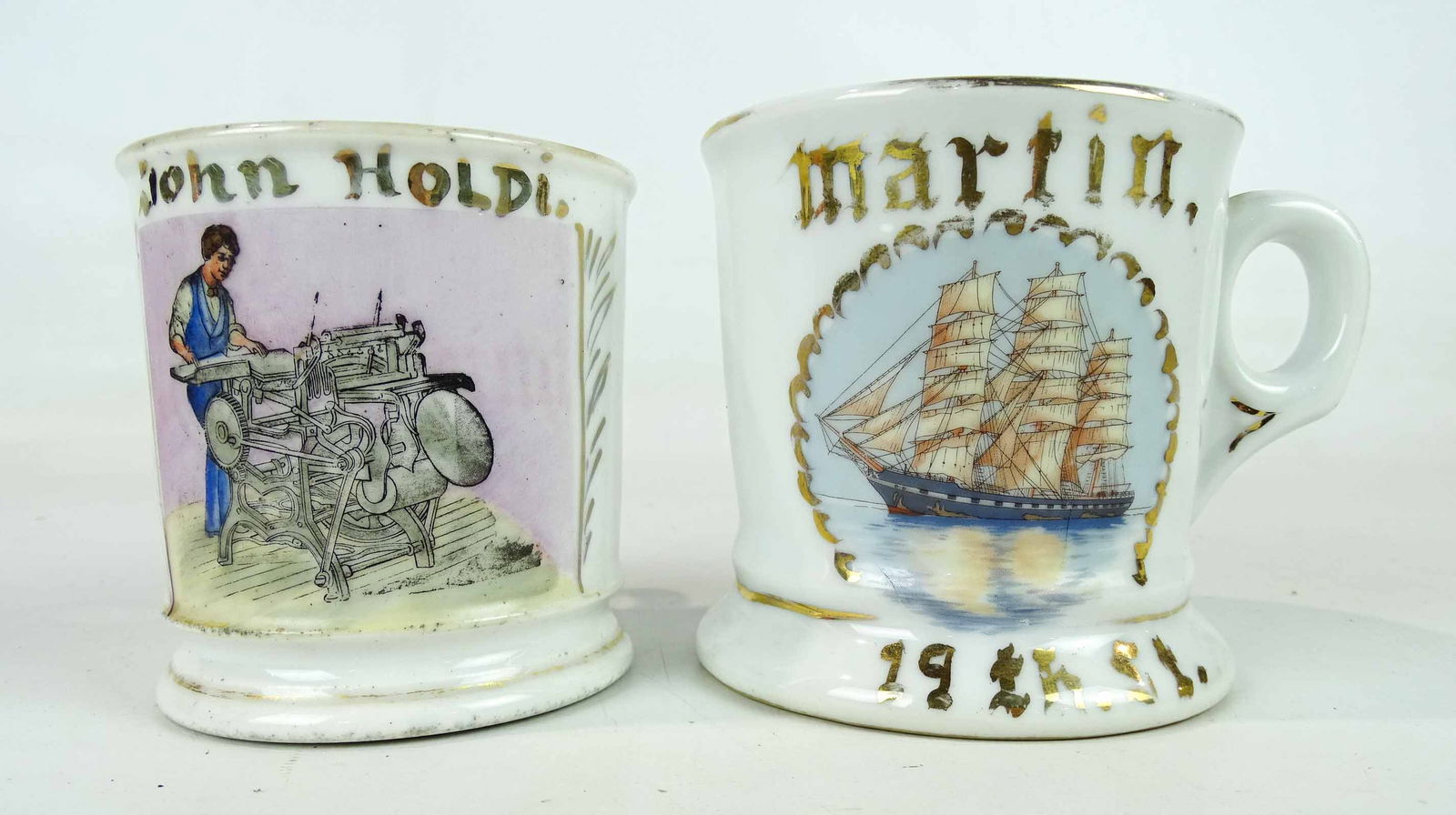 19th c. Occupational Mugs (1 of 10)