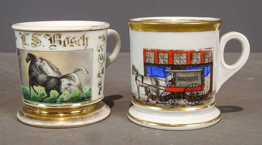 19th c. Occupational Mugs