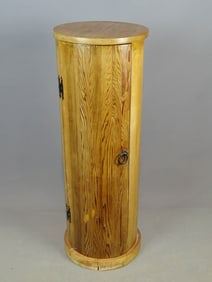 Pine Column with Door