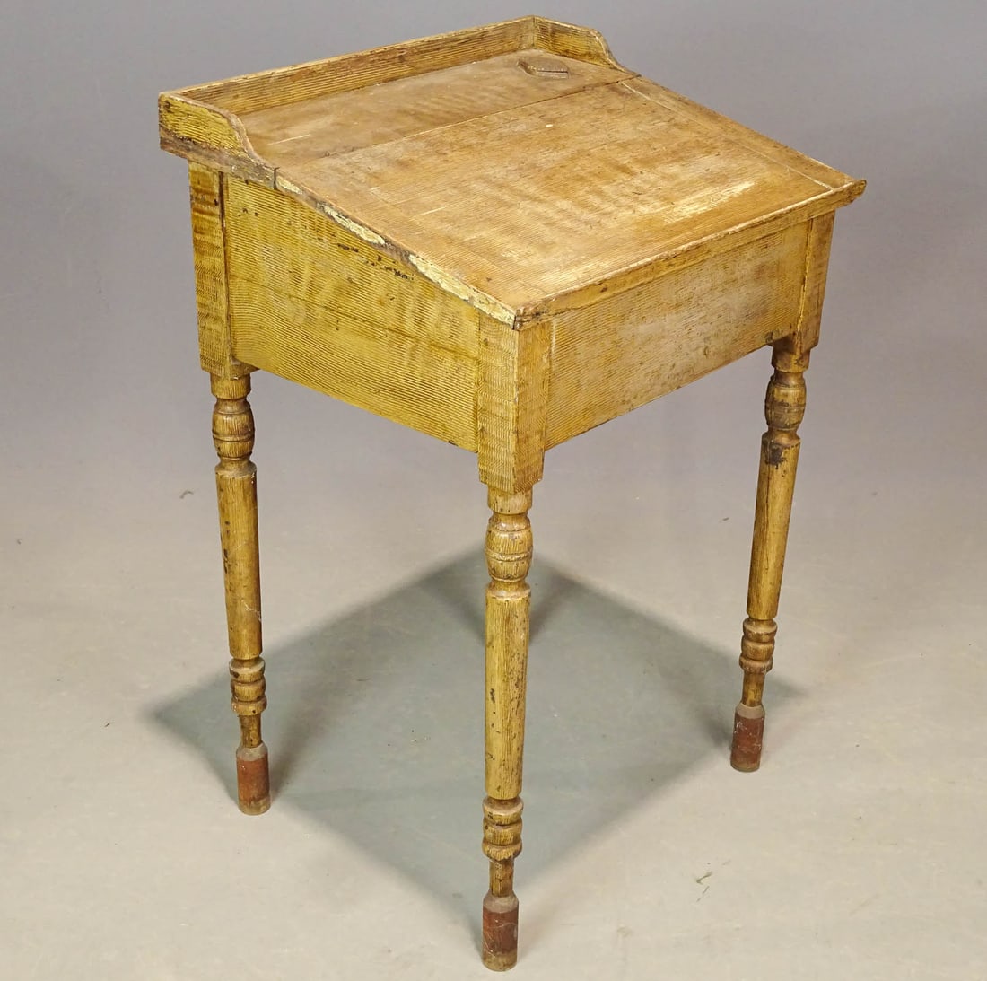 19th c. Grain Painted Desk (1 of 6)