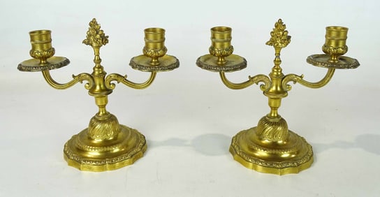 Pair 19th c. Candlesticks