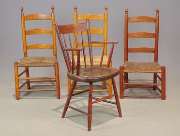 Lot of Early Chairs