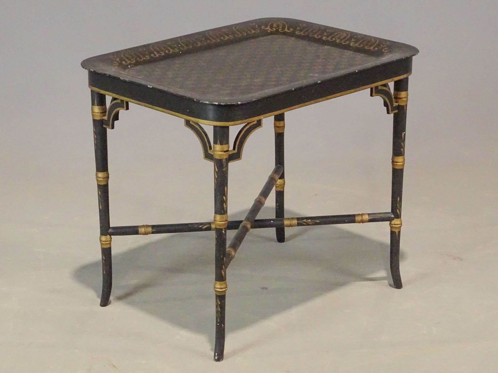 Chinese Export Style Rectangular Tray Table (1 of 6)