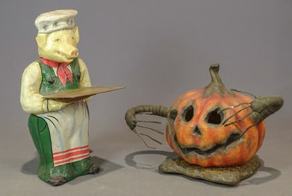 Composition Pumpkin and Pig Lot