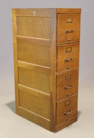 Oak File Cabinet