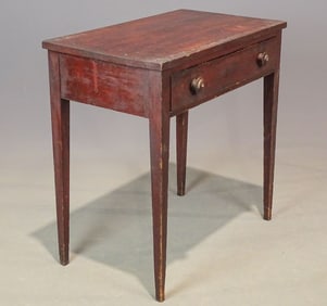 19th c. Single Drawer Stand
