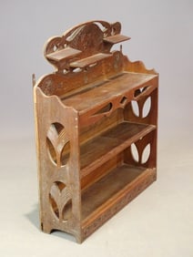 Carved Wooden Shelf