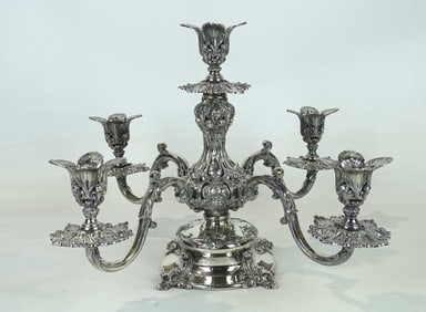Reed & Barton Silverplate Candleabra