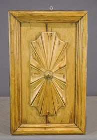 19th c. Carved Wall Panel