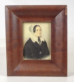 19th c. Watercolor of a Woman