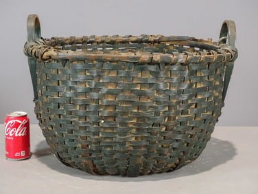 19th c. Painted Basket