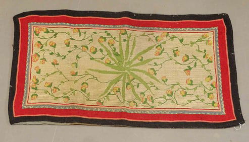 Early Hooked Rug