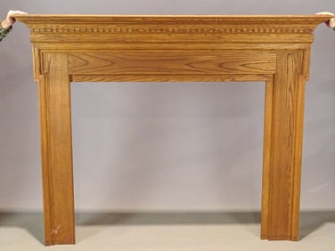 Oak Fireplace Mantel