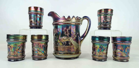 Carnival Glass Set