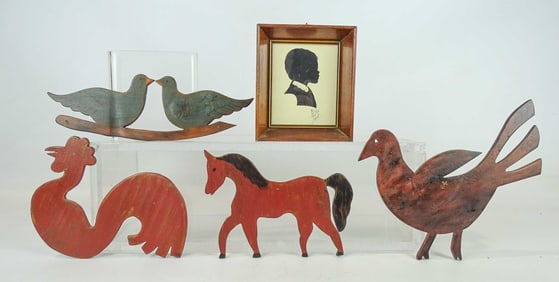John Dubiel Wood Carvings Lot