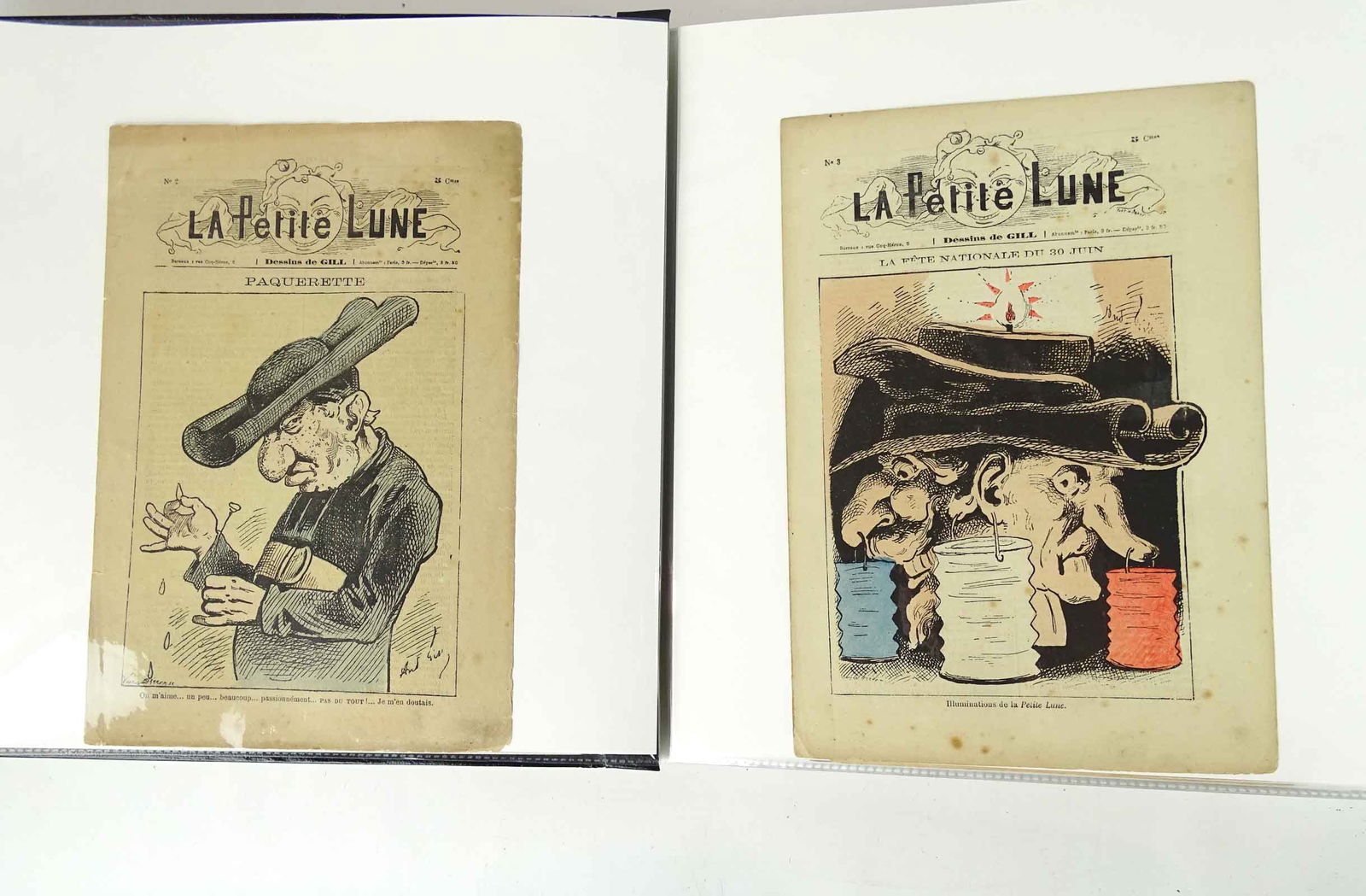 Let Petite Lune (The Little Moon), Binder: Le Petitie Lune (The Little Moon), binder of covers.