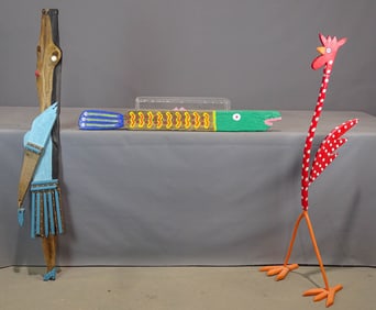 Contemporary Folk Art Lot