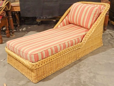 Wicker Chaise