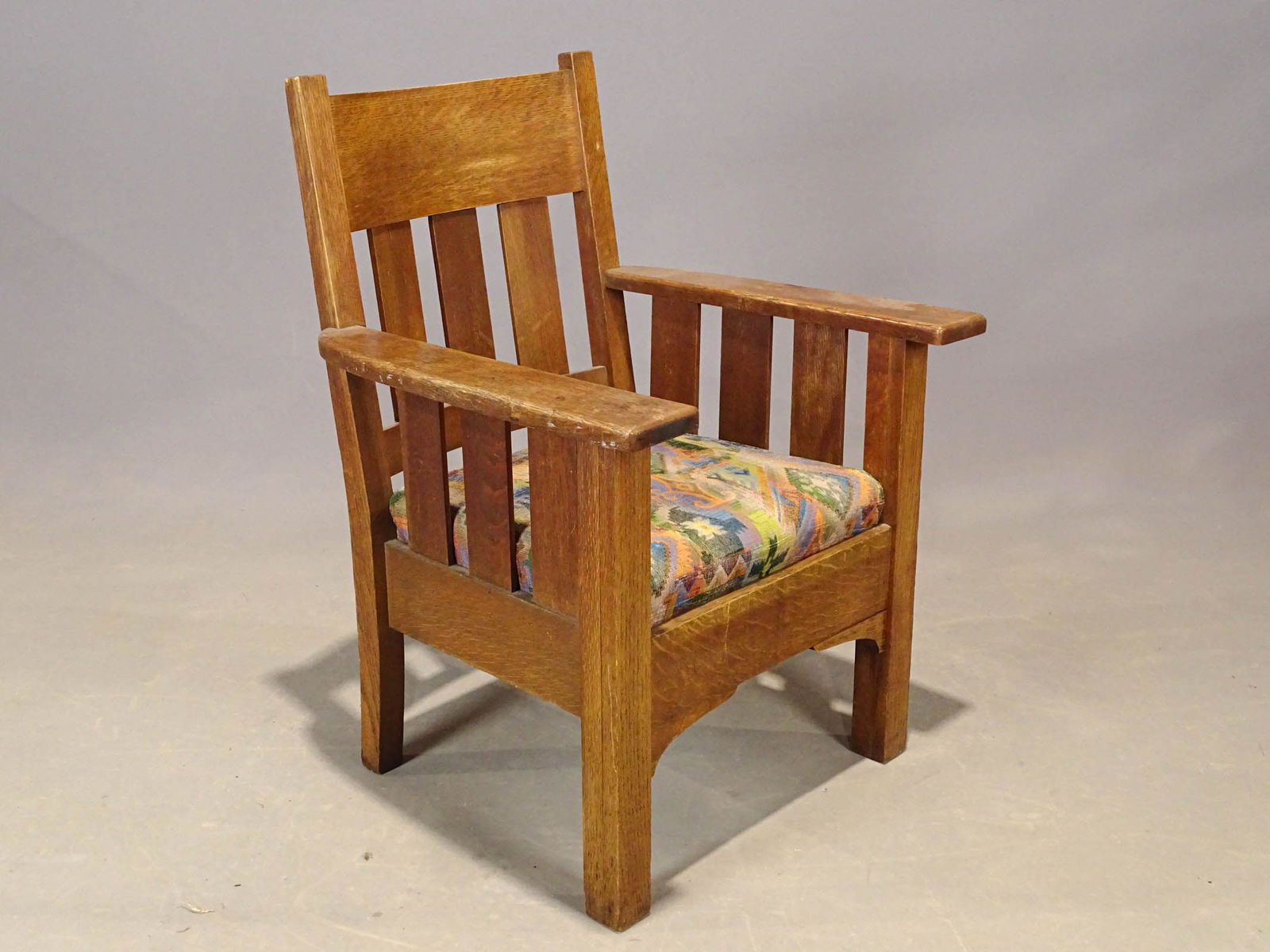 Mission Oak Armchair (1 of 5)
