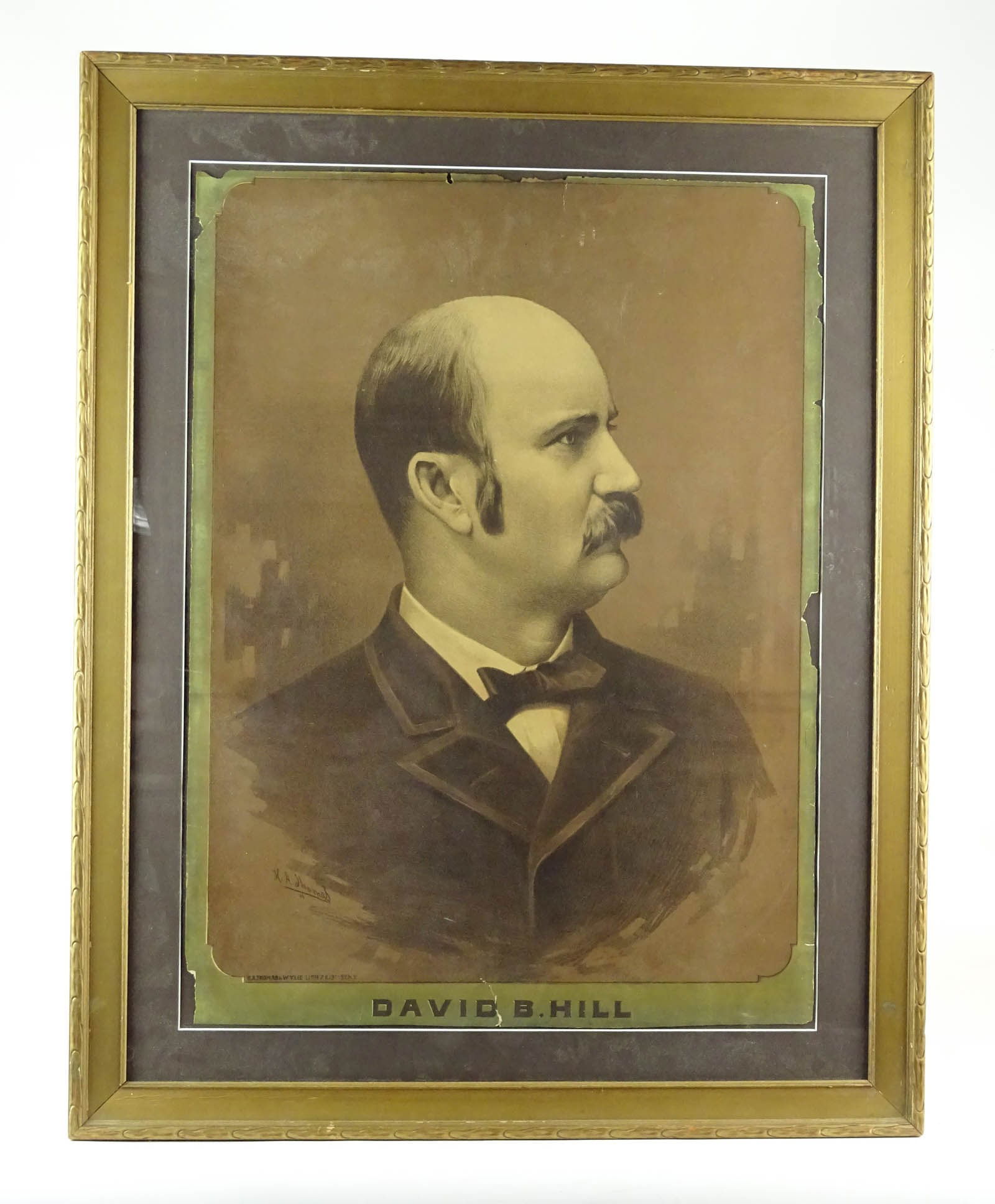David B. Hill Lithograph (1 of 6)