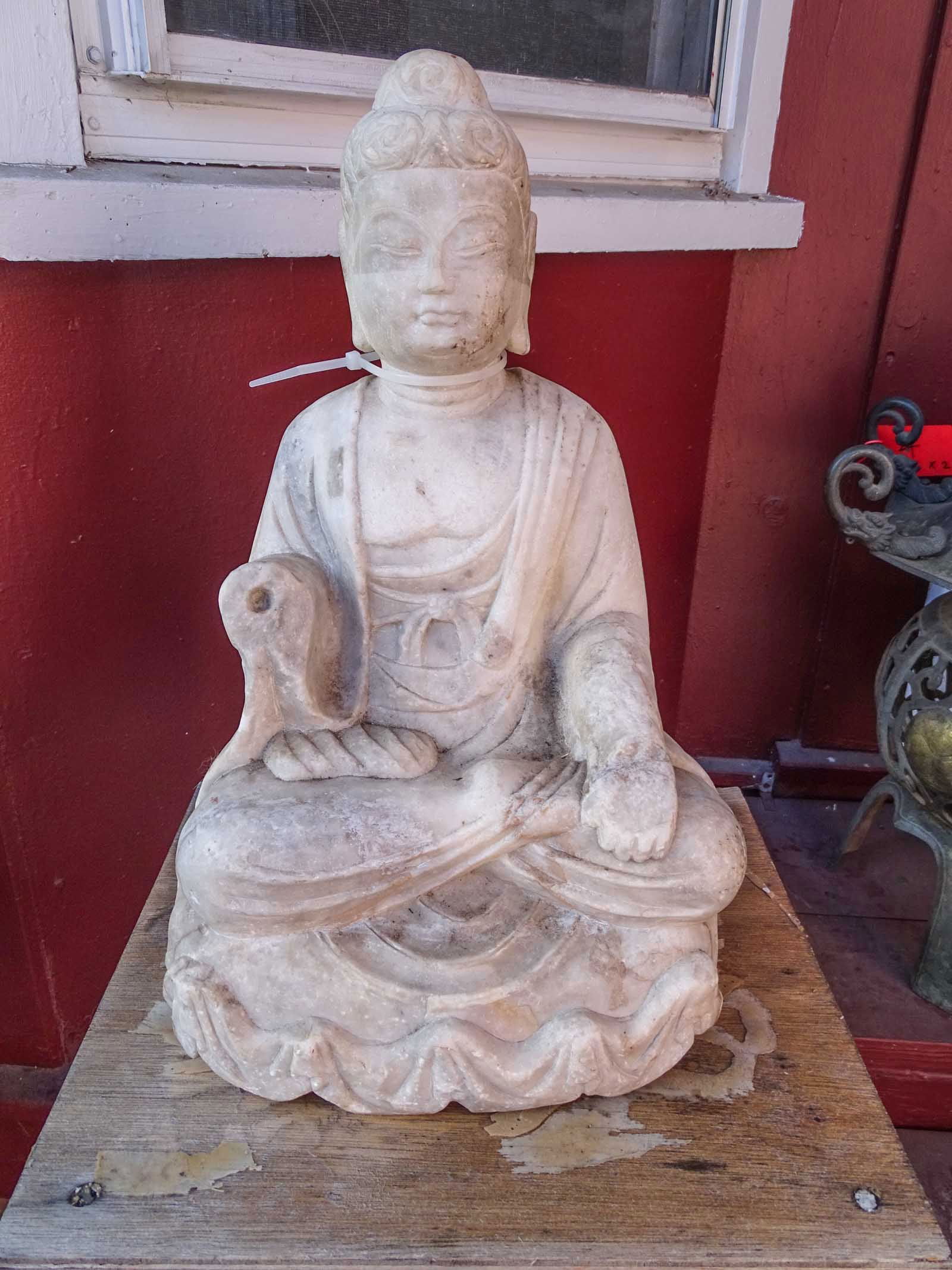 Marble Buddha Statue. (1 of 5)