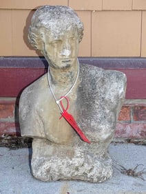 Poured Stone Statue