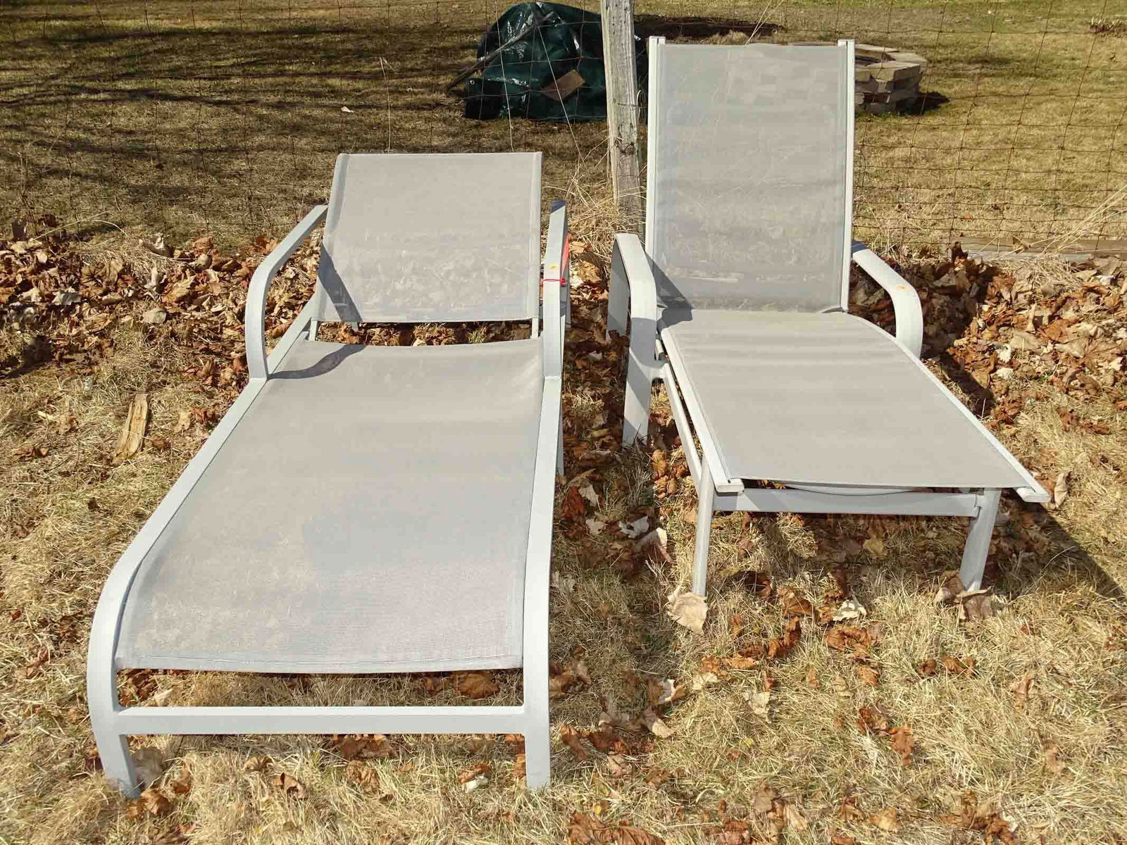 Patio Recliners: 2 patio recliners.