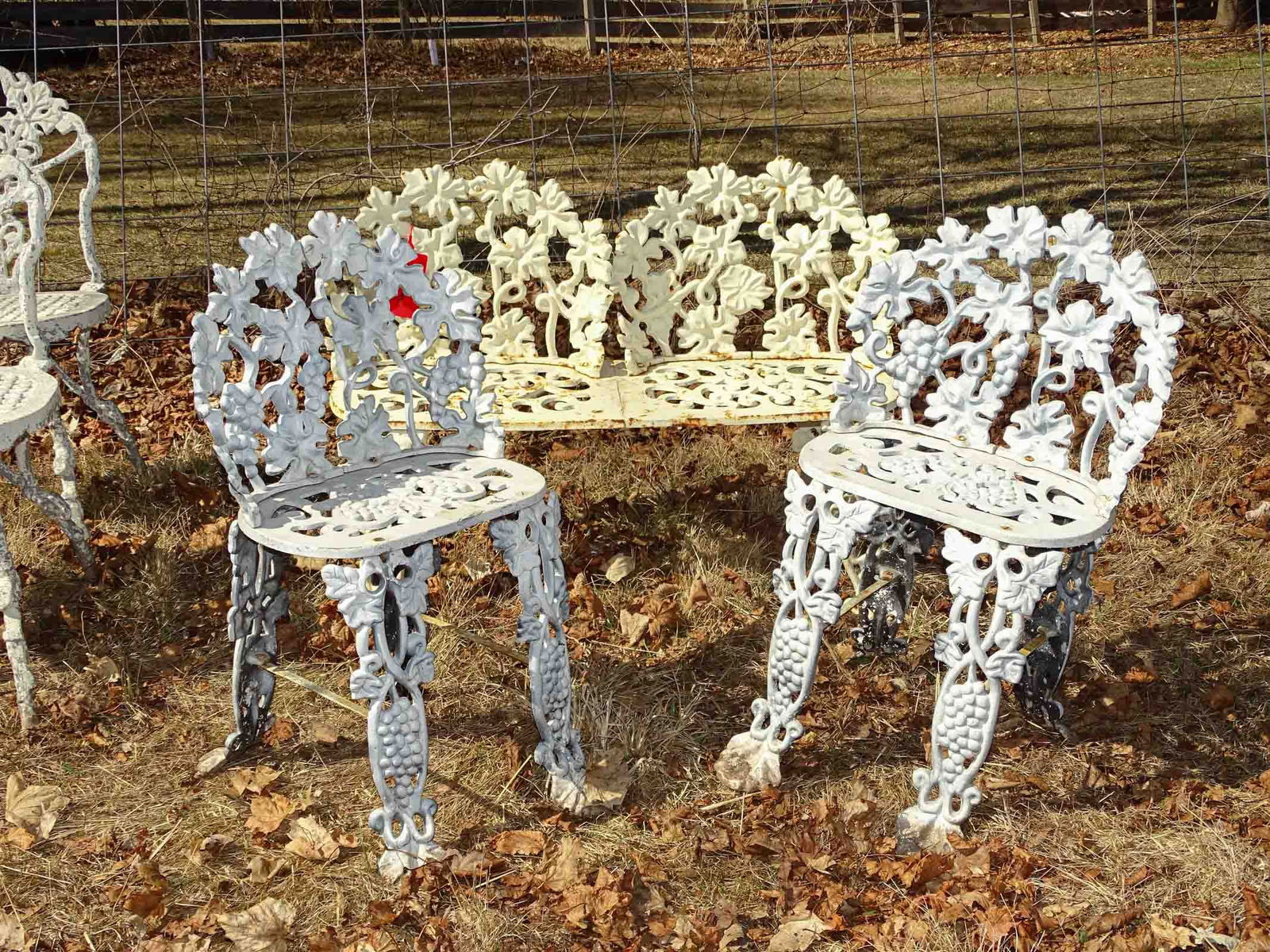 Cast Iron Settee Lot (1 of 8)