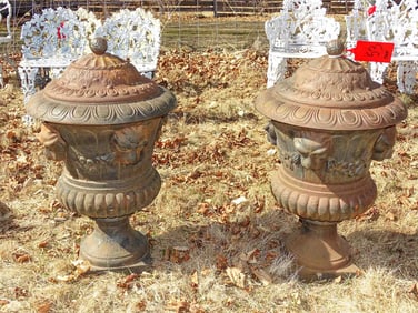 Cast Iron Urns