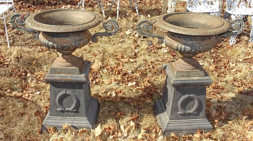 Cast Iron Urns