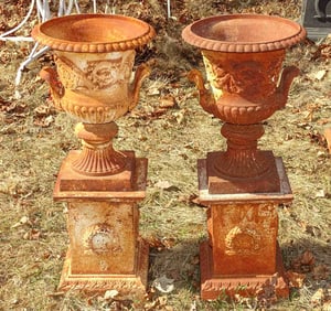 Cast Iron Urns