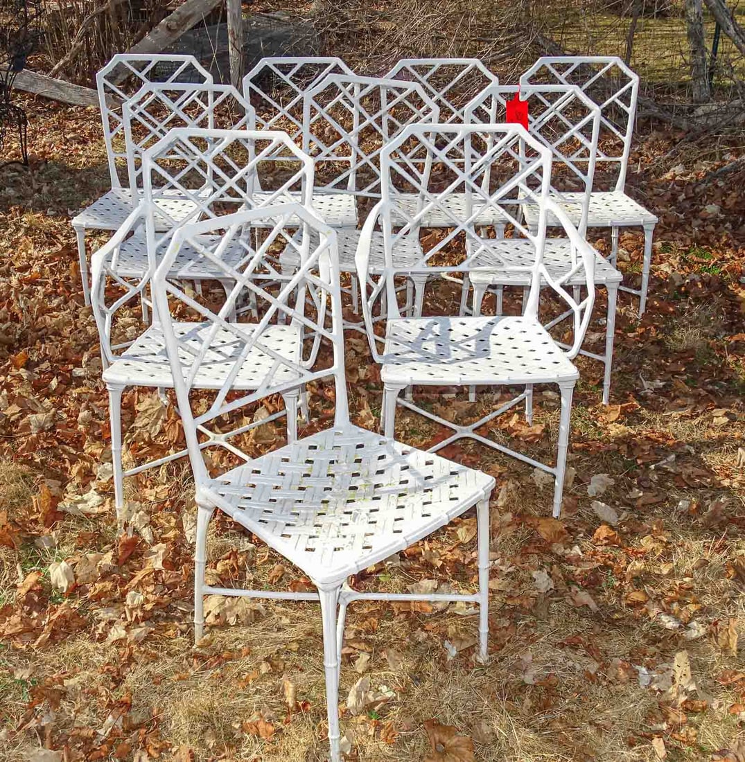 Faux Bamboo Chairs. (1 of 9)