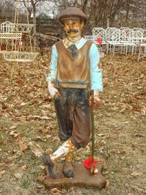 Cast Iron Golfer