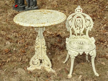 Aluminum Chair & Table