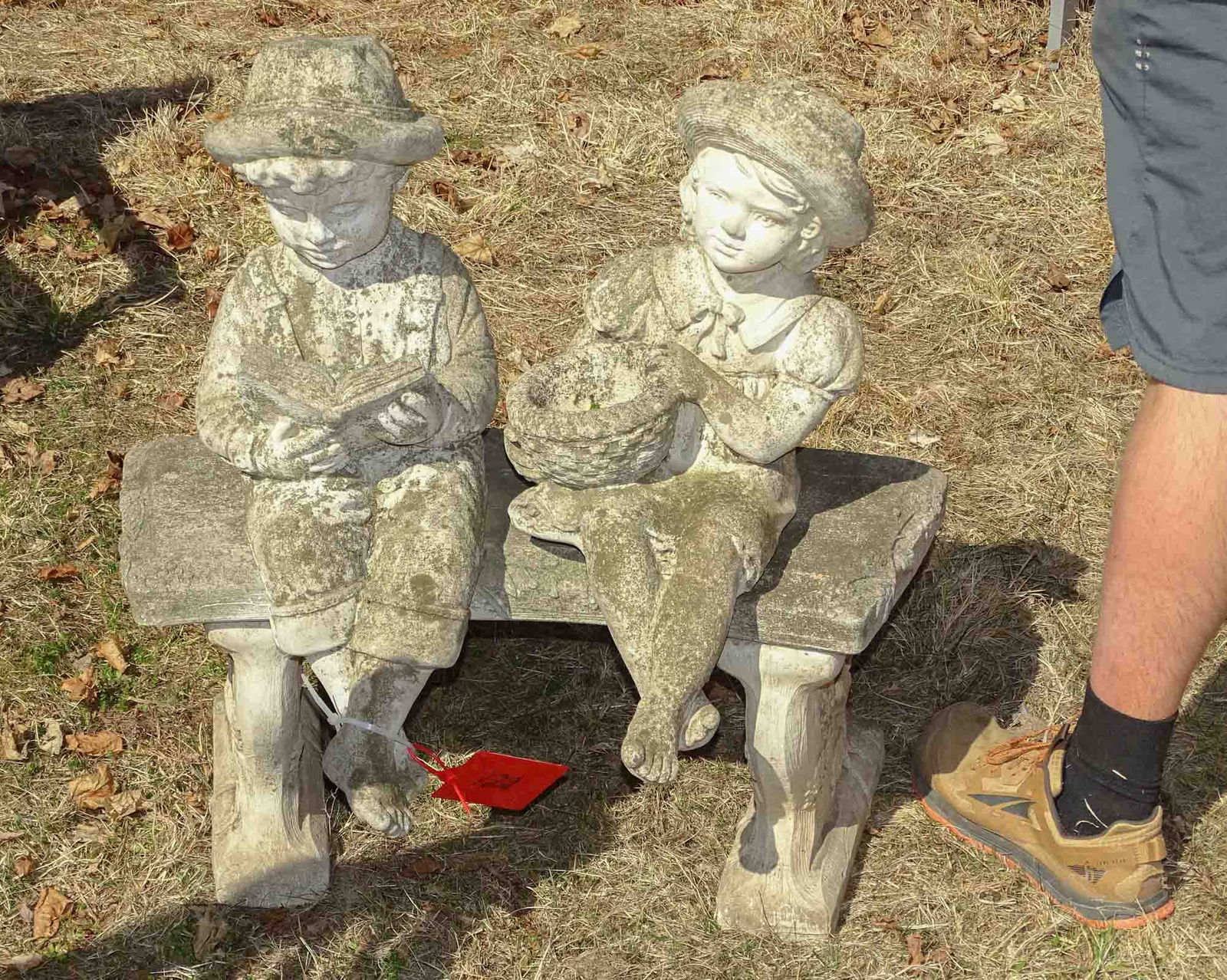 Poured Stone Statue (1 of 5)