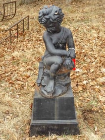 Cast Iron Statue