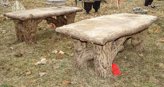 Stone Benches