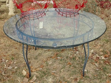 Glass Top Table