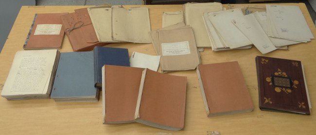 Marshall Scull Manuscripts: Lot misc. Marshall Scull ephemera and manuscripts.