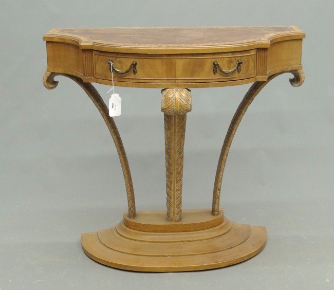 Grosfeld House Table: Grosfeld house style console table. Top 34" x 15", 31" Ht.